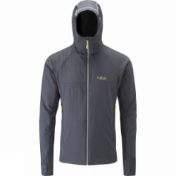 Rab Mens Alpha Flux Jacket Beluga/Ash